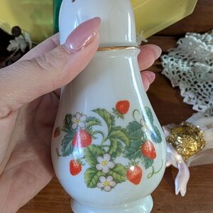 Strawberry Design Ceramic Vase